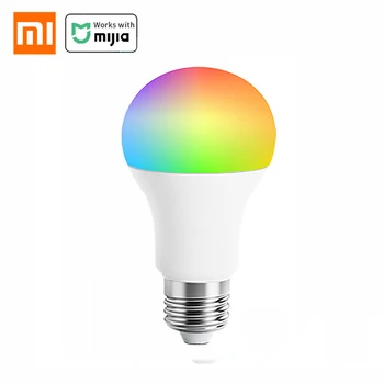 Xiaomi Mijia Smart E27 LED Light Bulb Work with Mi Home APP WiFi Remote Group Control 1880-7000K 3000-5700k RGB Atmos Lamp
Xiaomi Mijia Smart E27 LED Light Bulb Work with Mi Home APP WiFi Remote Group Control 1880-7000K 3000-5700k RGB Atmos Lamp