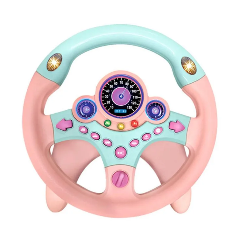 Eletric Simulation Steering Wheel Toy With Light SoundSimulation Driving Steering Wheel Educational Toys With Base For Children
Eletric Simulation Steering Wheel Toy With Light SoundSimulation Driving Steering Wheel Educational Toys With Base For Children