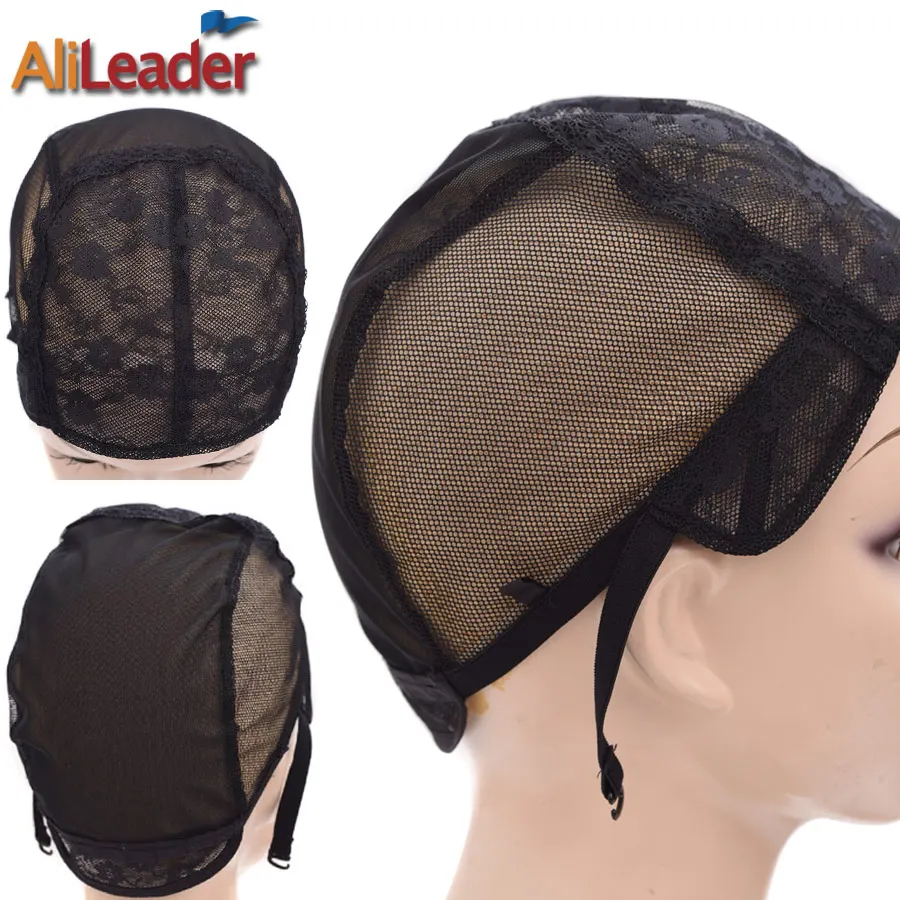 Шапочка для парика Alileader черная с двойной сеткой наращивания волос XL L M s