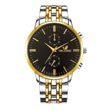 2019 New Style Orlando Black And White with Pattern-Style Fashion Casual Fake Three-Eyed Steel Belt MEN'S Watch Steel Belt MEN'S
2019 New Style Orlando Black And White with Pattern-Style Fashion Casual Fake Three-Eyed Steel Belt MEN'S Watch Steel Belt MEN'S