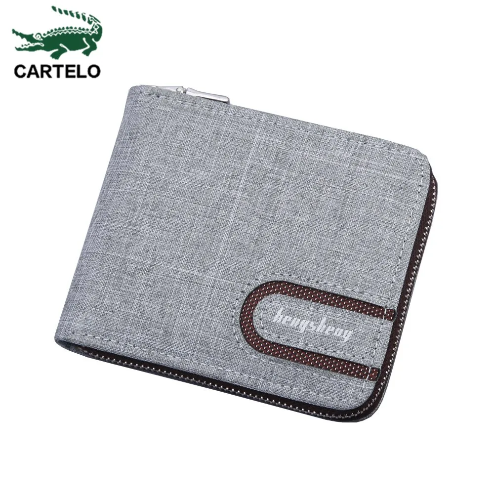 CARTELO 2020 New Men's Short Wallet Zipper Wallet Canvas Small Wallet Multi-function US Dollar Multi-card Men Wallet
CARTELO 2020 New Men's Short Wallet Zipper Wallet Canvas Small Wallet Multi-function US Dollar Multi-card Men Wallet