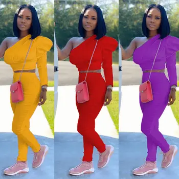 ZOOEFFBB Two Piece Set Fall Winter Women Festival Clothing One Shoulder Crop Top and Pants Sweat Suits Club Outfits Matching Set
ZOOEFFBB Two Piece Set Fall Winter Women Festival Clothing One Shoulder Crop Top and Pants Sweat Suits Club Outfits Matching Set