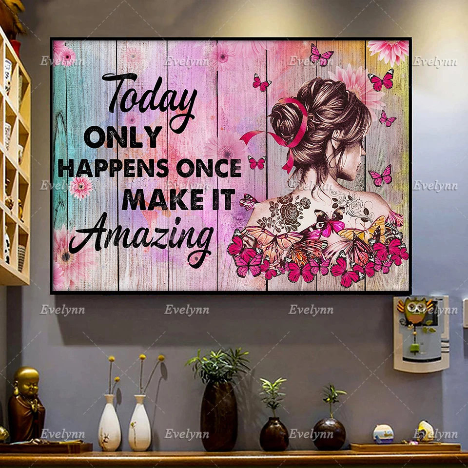 Tattooist Tattoo Girl Today Only Happens Once Make It Amazing Poster Breast Cancer Awareness Home Decor Canvas Wall Art Prints
Tattooist Tattoo Girl Today Only Happens Once Make It Amazing Poster Breast Cancer Awareness Home Decor Canvas Wall Art Prints