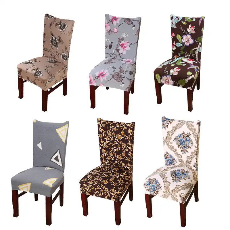 Dreamworld 1pc Chair Covers Spandex Brown Sliver Elastic Chair Cover American Style Covers For Chairs Wedding Dinner Restaurant Chair Cover Aliexpress