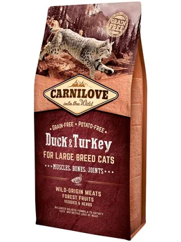 BRIT BRIT CARNILOVE CAT ADULT LARGE BREED DUCK & TURKEY bezzernovoy for adult cats of large breeds with duck and turkey
BRIT BRIT CARNILOVE CAT ADULT LARGE BREED DUCK & TURKEY bezzernovoy for adult cats of large breeds with duck and turkey