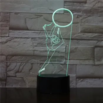 3D Lamp Sport Gymnastics Pretty Present for Children Visual Light Effect 7 Color with Remote for Room Night Lightlamp 1709
3D Lamp Sport Gymnastics Pretty Present for Children Visual Light Effect 7 Color with Remote for Room Night Lightlamp 1709