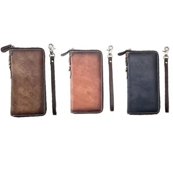 Men's Long Wallet Leather Handbag Credit Card Holder Zipper Coin Change Purse A69C
Men's Long Wallet Leather Handbag Credit Card Holder Zipper Coin Change Purse A69C