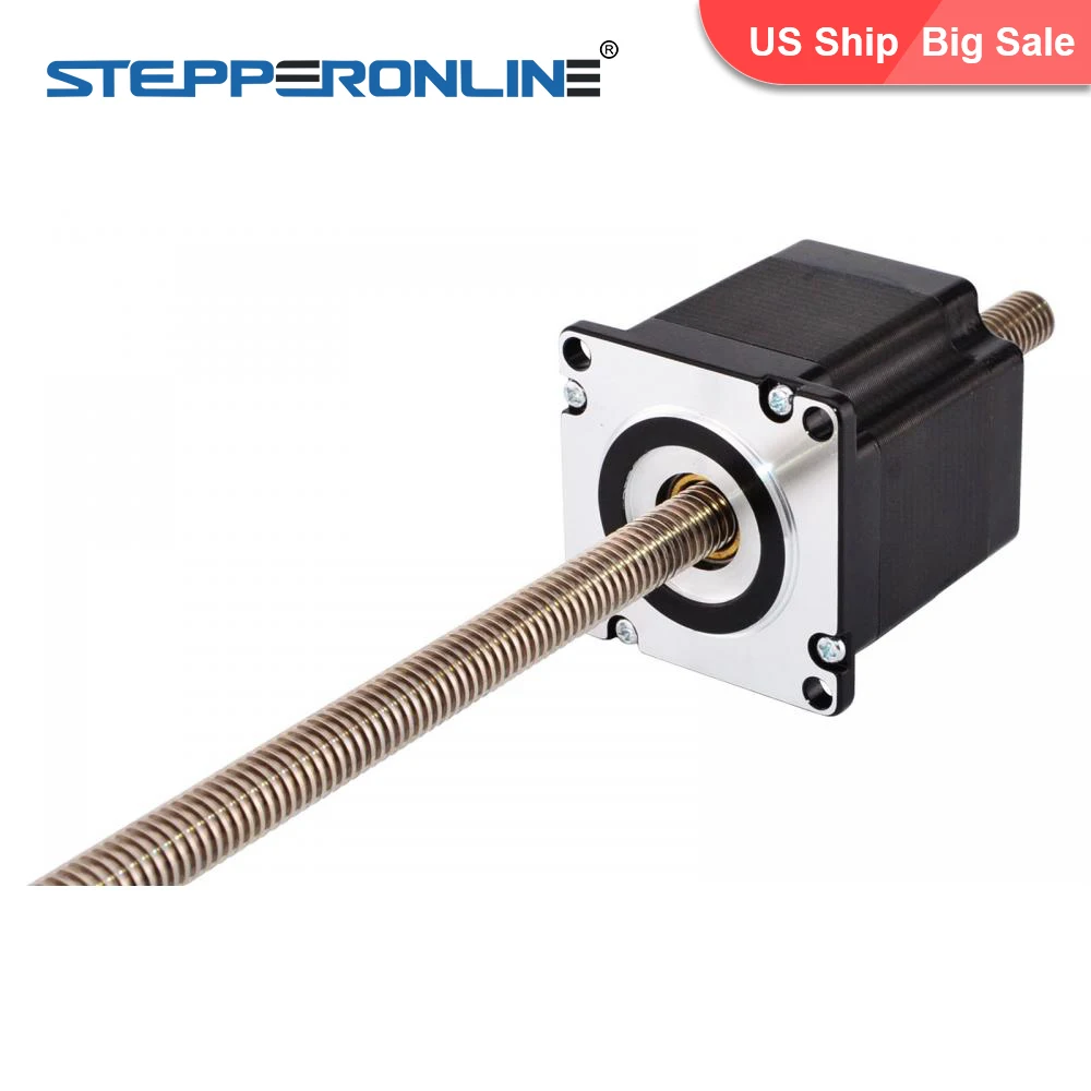 Big Sale! US Ship! Lead Screw 200mm Length Nema 23 Non-captive Linear Stepper Motor 56mm Stack 2A 4-lead
Big Sale! US Ship! Lead Screw 200mm Length Nema 23 Non-captive Linear Stepper Motor 56mm Stack 2A 4-lead