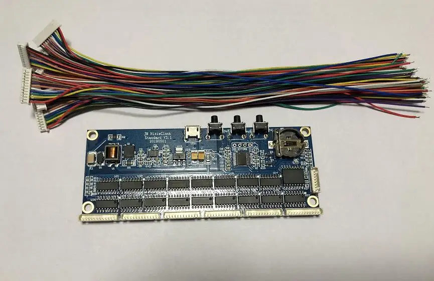 DIY Electron Tube Glow Tube Clock Kit Module Core Board IN14 QS30 IN12 Universal PCBA
DIY Electron Tube Glow Tube Clock Kit Module Core Board IN14 QS30 IN12 Universal PCBA