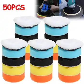 50 Pcs/Set Car Polishing Waxing Sponge Wheel Polishing Disc Kit Set Sponge Disc Pad Kit For Car Polisher Polishing Buffing Auto
50 Pcs/Set Car Polishing Waxing Sponge Wheel Polishing Disc Kit Set Sponge Disc Pad Kit For Car Polisher Polishing Buffing Auto