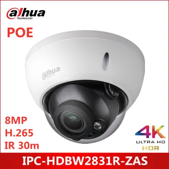 

Dahua IPC-HDBW2831R-ZAS 8MP Dome Network Camera 4K 5X Zoom POE SD audio card slot IR 40m Alarm Starlight IP camera
