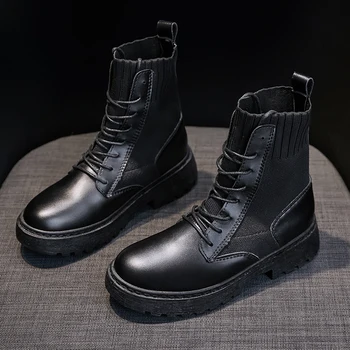 Doc Couple Women Ankle Boots Work Boots Women Genuine Leather Boots Martens Autumn Botas Mujer Female Comfortable Shoe 
Doc Couple Women Ankle Boots Work Boots Women Genuine Leather Boots Martens Autumn Botas Mujer Female Comfortable Shoe
