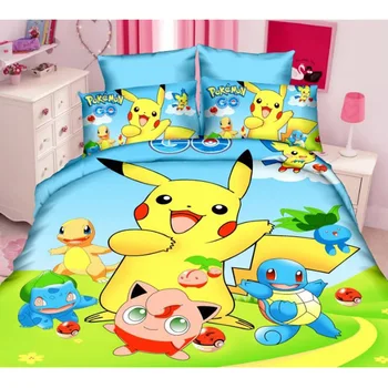 Home Textile 3D Pokemon Bedding Set Children Cartoon Character Bed Linen Polyester/Cotton Sheet, Pillowcase & Duvet Cover Sets
Home Textile 3D Pokemon Bedding Set Children Cartoon Character Bed Linen Polyester/Cotton Sheet, Pillowcase & Duvet Cover Sets