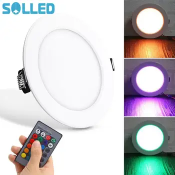 LED Downlight 10W 85-265V Round Recessed Lamp 7 Colors Change Romote Control Led Bulb Bedroom Kitchen Indoor LED Spot Lighting
LED Downlight 10W 85-265V Round Recessed Lamp 7 Colors Change Romote Control Led Bulb Bedroom Kitchen Indoor LED Spot Lighting