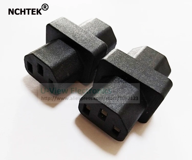 NCHTEK IEC 320 C13 3Pin Female to C13 Female AC Power Adapter/Free Shipping/10PCS
NCHTEK IEC 320 C13 3Pin Female to C13 Female AC Power Adapter/Free Shipping/10PCS
