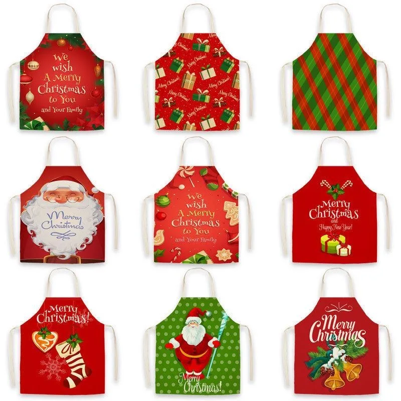 Free Shipping Christmas ornament santa apron Fabric linen printed bodice overalls apron Home Cooking Baking Bibs Cleaning Tools
Free Shipping Christmas ornament santa apron Fabric linen printed bodice overalls apron Home Cooking Baking Bibs Cleaning Tools