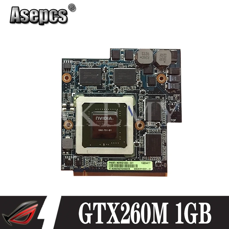 GTX 260M GTX260M Video Graphic Card G92-751-B1 For Asus G60VX MXM VGA G51VX G51V REV 2.1 P/N 60-NV3VG1000-D01 | Компьютеры и офис