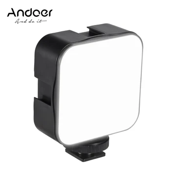 Andoer Mini LED Video Light Photography Fill-in Lamp Dimmable 5W with Cold Shoe Mount Adapter for Canon Nikon Sony DSLR Camera
Andoer Mini LED Video Light Photography Fill-in Lamp Dimmable 5W with Cold Shoe Mount Adapter for Canon Nikon Sony DSLR Camera