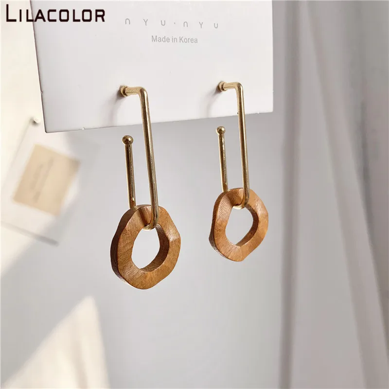 Lilacolor Wood Vintage Women Drop Earrings Alloy Metal Irregular Round Geometric Ear Jewelry Hanging Dangle Earring Party Beach
Lilacolor Wood Vintage Women Drop Earrings Alloy Metal Irregular Round Geometric Ear Jewelry Hanging Dangle Earring Party Beach