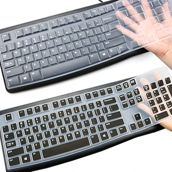 MK120 Keyboard Cover for Logitech MK120 K120 Wired Set Transparent Clear Black Film Silicone TPU Case Slim Thin English US
MK120 Keyboard Cover for Logitech MK120 K120 Wired Set Transparent Clear Black Film Silicone TPU Case Slim Thin English US