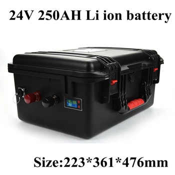 24V 250Ah Lithium Li Ion Battery Pack with BMS for Marine Leisure Yachts RV Autocaravanas Campers Energy Storage+10A Charger
24V 250Ah Lithium Li Ion Battery Pack with BMS for Marine Leisure Yachts RV Autocaravanas Campers Energy Storage+10A Charger