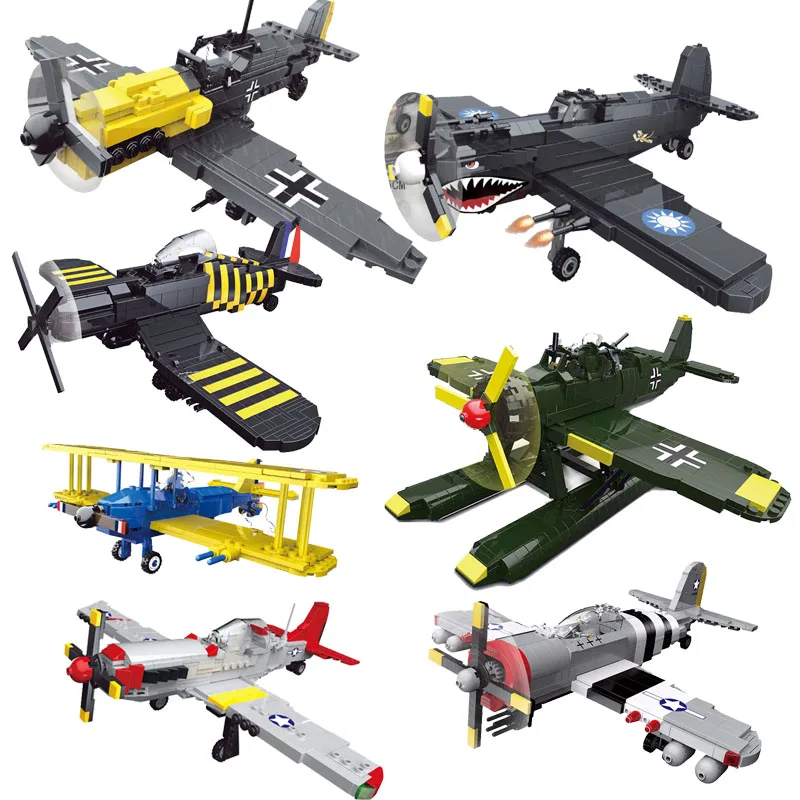 Classic world war 2 ww2 military germany army air forces fighter reconnaissance aircraft building block Bricks Toy for kid gift
Classic world war 2 ww2 military germany army air forces fighter reconnaissance aircraft building block Bricks Toy for kid gift
