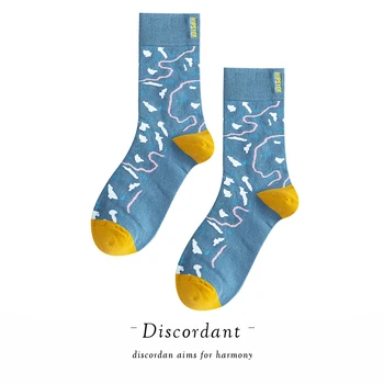 2020 Fun Harajuku Style Printed Socks Geometric Abstract Art Color Matching High Socks Unisex Couple Socks
2020 Fun Harajuku Style Printed Socks Geometric Abstract Art Color Matching High Socks Unisex Couple Socks