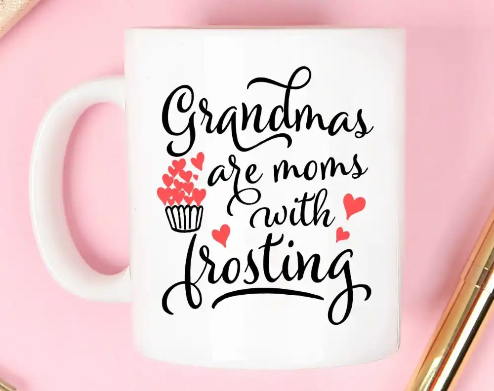 grandmas are moms with frosting mug tea beer mugs friend gifts
