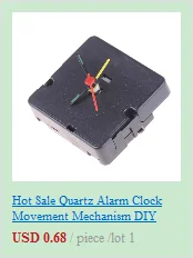 Description Picture 5 of itemDIY Clock Mechanism Parts Classic Hanging Black Quartz Watch Wall Clock Movement Quartz repair Movement with clock needles