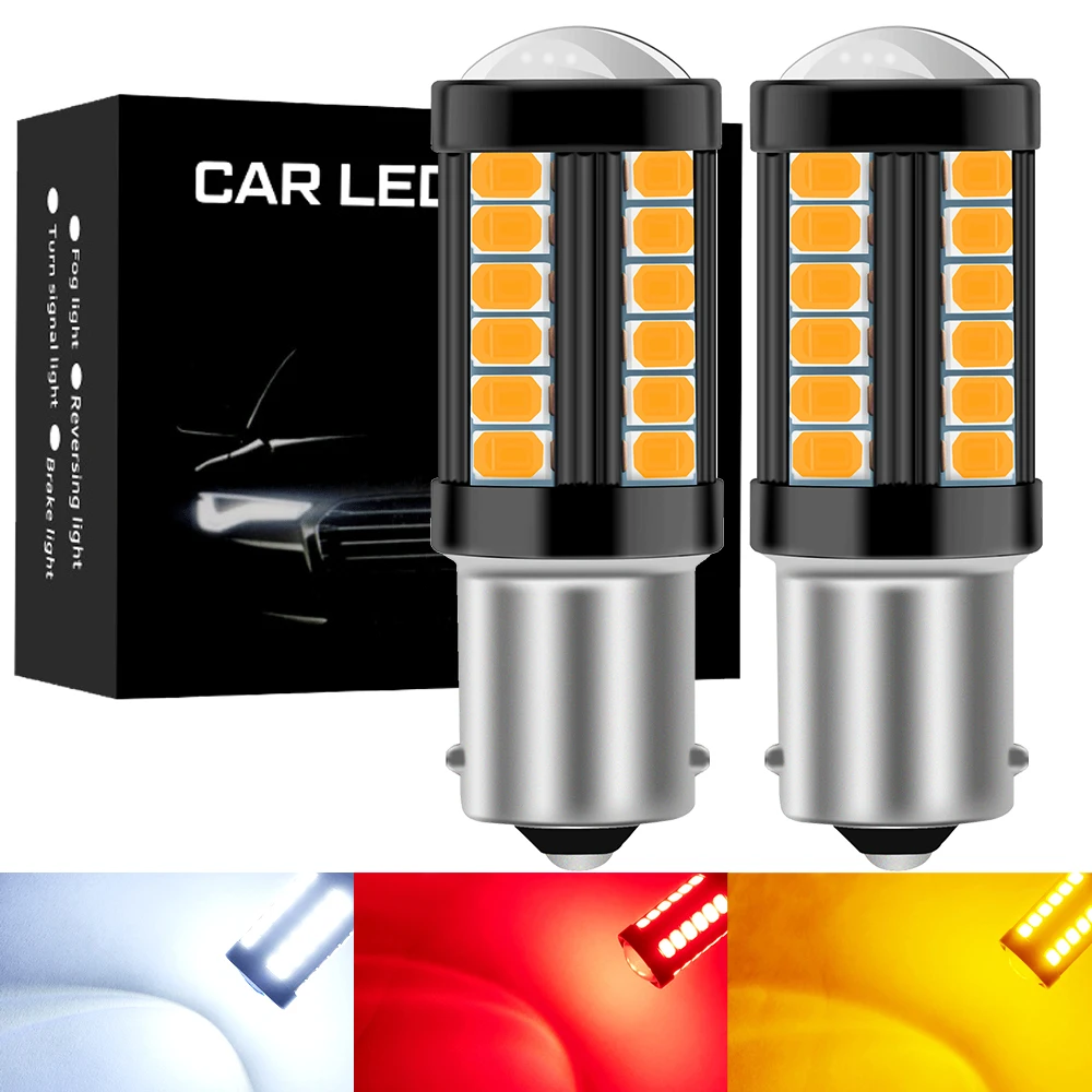 2PCS 1156 P21W LED BA15S PY21W BAU15S Bulb T20 7440 W21W 7443 WY21W LED 1157 BAY15D Lamps for Auto Turn Signal Lights 12V 24V
2PCS 1156 P21W LED BA15S PY21W BAU15S Bulb T20 7440 W21W 7443 WY21W LED 1157 BAY15D Lamps for Auto Turn Signal Lights 12V 24V