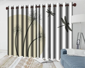 3d Summer Curtain 3d Beautiful Bedroom Curtain Romantic Dandelion Dragonfly Printing Blackout 3d Window Curtain 
3d Summer Curtain 3d Beautiful Bedroom Curtain Romantic Dandelion Dragonfly Printing Blackout 3d Window Curtain
