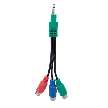 3.5mm AUX To RCA Component Green Blue Red YPbPr RCA Adapter Cable RCA Component Cable
3.5mm AUX To RCA Component Green Blue Red YPbPr RCA Adapter Cable RCA Component Cable