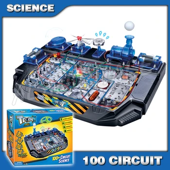 100 Multi Experiments Electrical Science Sets Flying Fan Radio LED Light Bell Ball Scientific Kits Brain Physics Building Toys
100 Multi Experiments Electrical Science Sets Flying Fan Radio LED Light Bell Ball Scientific Kits Brain Physics Building Toys
