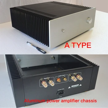 Aluminum DIY Power Amplifier Chassis Class A Case with Radiator Power Amplifier Box Audio Shell with RCA Terminal 430*145*406MM
Aluminum DIY Power Amplifier Chassis Class A Case with Radiator Power Amplifier Box Audio Shell with RCA Terminal 430*145*406MM
