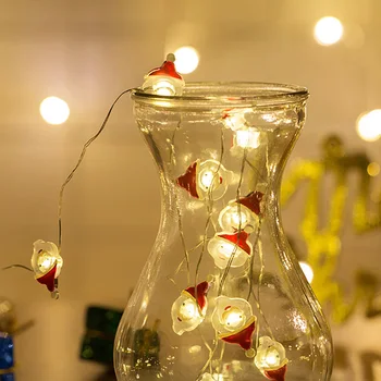 2M Santa Claus Christmas LED String Lights Garland Decorative Snowman Fairy Lights Christmas Deocr for Home Holiday Lighting
2M Santa Claus Christmas LED String Lights Garland Decorative Snowman Fairy Lights Christmas Deocr for Home Holiday Lighting