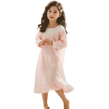 pink lace princess nightdress age for 4 - 14 years teenage girls long sleeve nightdress party children clothes autumn winter
pink lace princess nightdress age for 4 - 14 years teenage girls long sleeve nightdress party children clothes autumn winter