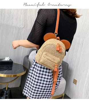 Little Bear Straw Bag,,Vintage Handmade Rattan Bag,Straw Shoulder Bag,Beach Handbags,Straw Tassel Bag 
Little Bear Straw Bag,,Vintage Handmade Rattan Bag,Straw Shoulder Bag,Beach Handbags,Straw Tassel Bag