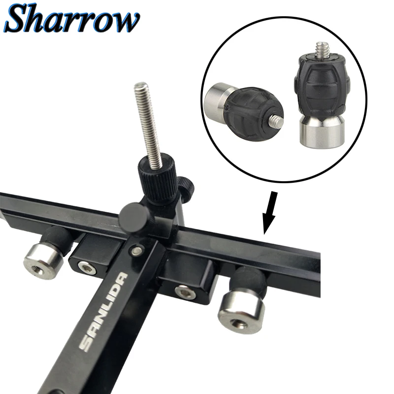 2pcs Archery Stabilizer Reduction Vibration Bow Sight Damper SANLIDA Metal and Rubber for Recurve Bow and Arrow Shooting Hunting
2pcs Archery Stabilizer Reduction Vibration Bow Sight Damper SANLIDA Metal and Rubber for Recurve Bow and Arrow Shooting Hunting