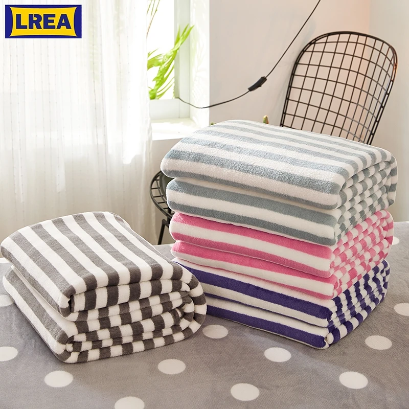 LREA Super Soft Microplush fleece warm плед adult sofa throw fashion striped Blanket Bedspreads cover on the bed
LREA Super Soft Microplush fleece warm плед adult sofa throw fashion striped Blanket Bedspreads cover on the bed