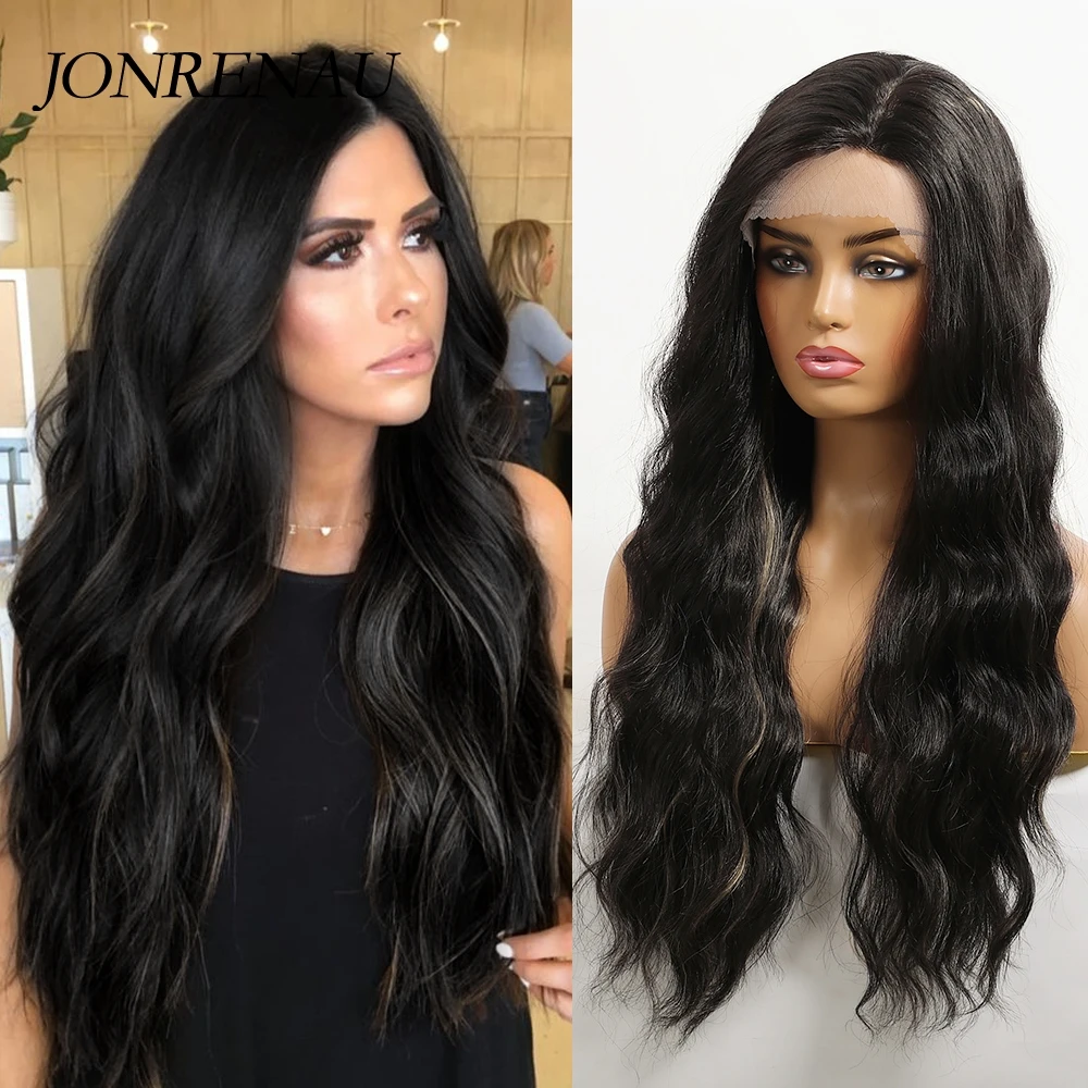 Jonrenau Drak Black with highlight Lace Front wigs for Women With Middle Part Cosply Daily Use High Resistant Natural Wig
Jonrenau Drak Black with highlight Lace Front wigs for Women With Middle Part Cosply Daily Use High Resistant Natural Wig