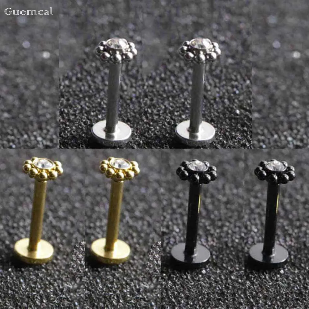 Guemcal 2pcs Fashionable Titanium Steel Diamond-studded Multi-ball T Straight Rod Exquisite Piercing Jewelry
Guemcal 2pcs Fashionable Titanium Steel Diamond-studded Multi-ball T Straight Rod Exquisite Piercing Jewelry