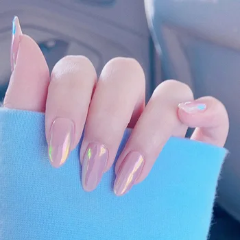 24pcs Aurora Temperament Wearable Fake Nails Detachable Mirror Magic Colours Suitable Girl Daily Decorated Manicure DL
24pcs Aurora Temperament Wearable Fake Nails Detachable Mirror Magic Colours Suitable Girl Daily Decorated Manicure DL