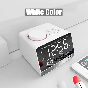 Digital Mirror LED Display Alarm Clock FM Radio U Disk Speaker With Mic USB Charger Dual Units Wireless bluetooth Speaker Bass
Digital Mirror LED Display Alarm Clock FM Radio U Disk Speaker With Mic USB Charger Dual Units Wireless bluetooth Speaker Bass