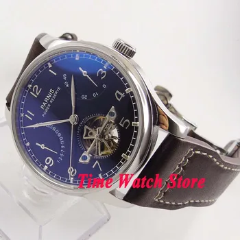 43mm PARNIS ST 2505 Automatic wrist watch men power reserve Date display waterproof deployant leather strap Black dial
43mm PARNIS ST 2505 Automatic wrist watch men power reserve Date display waterproof deployant leather strap Black dial