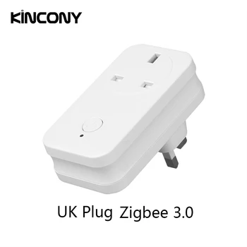 Smart Home ZigBee 3.0 Power Socket Wireless Switch Outlet Remote Control Smartthings Echo Plus Hue Phone APP 110-240V 2200W EU
Smart Home ZigBee 3.0 Power Socket Wireless Switch Outlet Remote Control Smartthings Echo Plus Hue Phone APP 110-240V 2200W EU