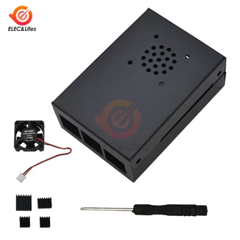 Enclosure Protective Box Aluminum Alloy Case Cooling Fan Heatsinks For Raspberry Pi 4
Enclosure Protective Box Aluminum Alloy Case Cooling Fan Heatsinks For Raspberry Pi 4