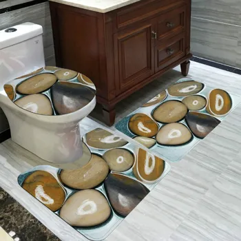 3pcs/set Art Rug Set Flannel Printed Mat Stone Design Bath Mat Anti-Slip Absorbent Toilet Household Location Carpet Faux Rugs
3pcs/set Art Rug Set Flannel Printed Mat Stone Design Bath Mat Anti-Slip Absorbent Toilet Household Location Carpet Faux Rugs