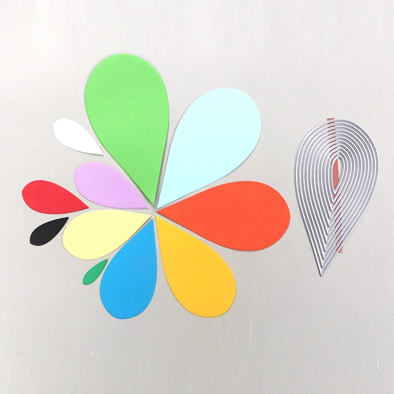 DUOFEN METAL CUTTING DIES water-drop flower petal leaves stencil DIY Scrapbook Paper Album 2019 new
DUOFEN METAL CUTTING DIES water-drop flower petal leaves stencil DIY Scrapbook Paper Album 2019 new