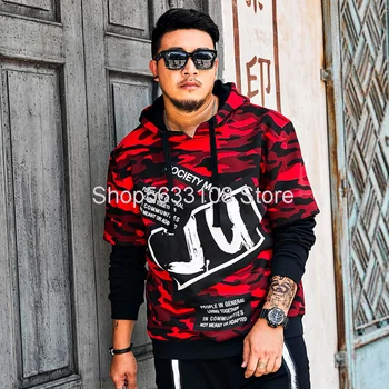 Plus Velvet Thicken " Large Size Men's Wear Sweater With Cap Men's Wear Red Hip Hop Trend Money Aww667
Plus Velvet Thicken " Large Size Men's Wear Sweater With Cap Men's Wear Red Hip Hop Trend Money Aww667