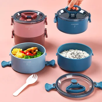 Microwave Lunch Boxes Leakproof Food Container with Compartments Portable Japanese Bento Box with Tableware 800ml/1600ml R2042
Microwave Lunch Boxes Leakproof Food Container with Compartments Portable Japanese Bento Box with Tableware 800ml/1600ml R2042